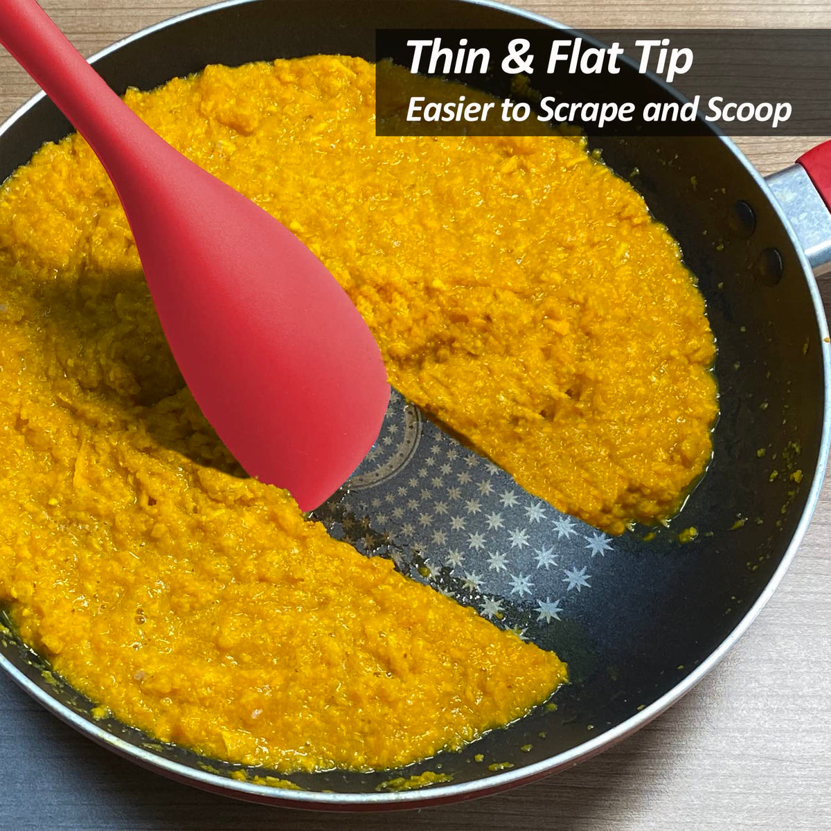 Vovoly dishwasher-safe silicone simplifies cleaning after cooking.