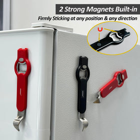 Vovoly fridge-magnet storage keeps the opener within reach