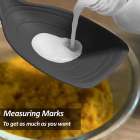 Vovoly large spoon for serving and draining liquids efficiently.
