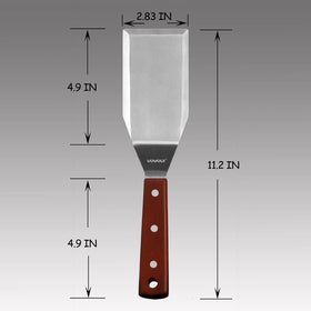 Vovoly heavy-duty spatula withstands tough scraping tasks.