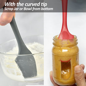 Vovoly nonstick-safe mini spatula keeps pans scratch-free while stirring.