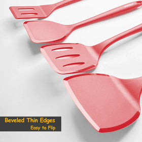 Vovoly compact spatula detail for precise turning and serving.