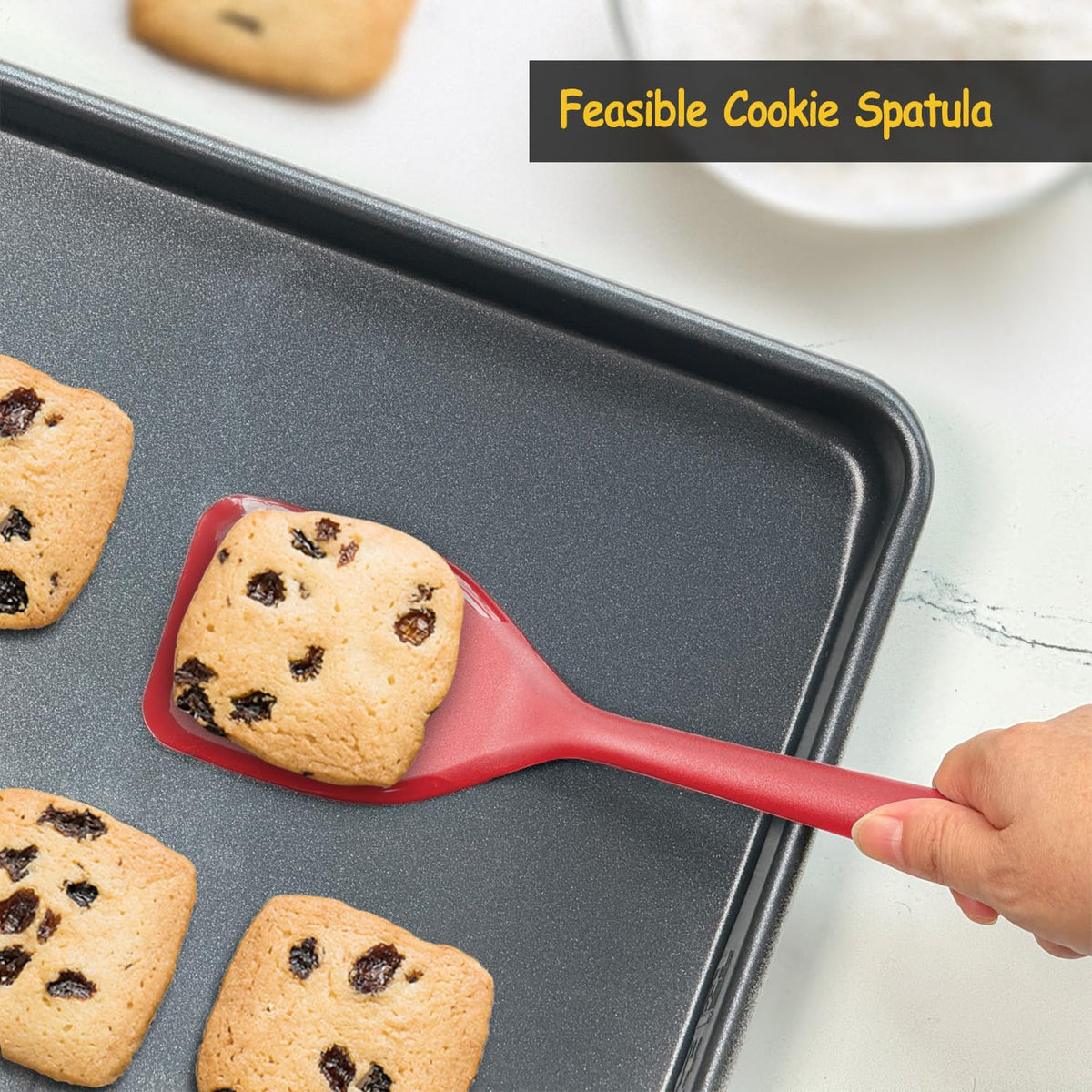 Vovoly ergonomic handle, non-slip grip for confident flipping.