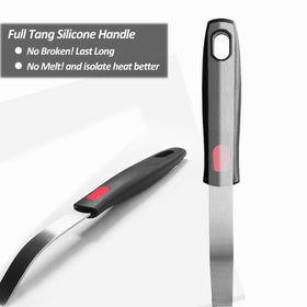 Vovoly heavy-duty flipper handles large portions for versatile cooking.