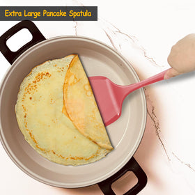 Vovoly nonstick-safe spatula with reinforced cores for durability.
