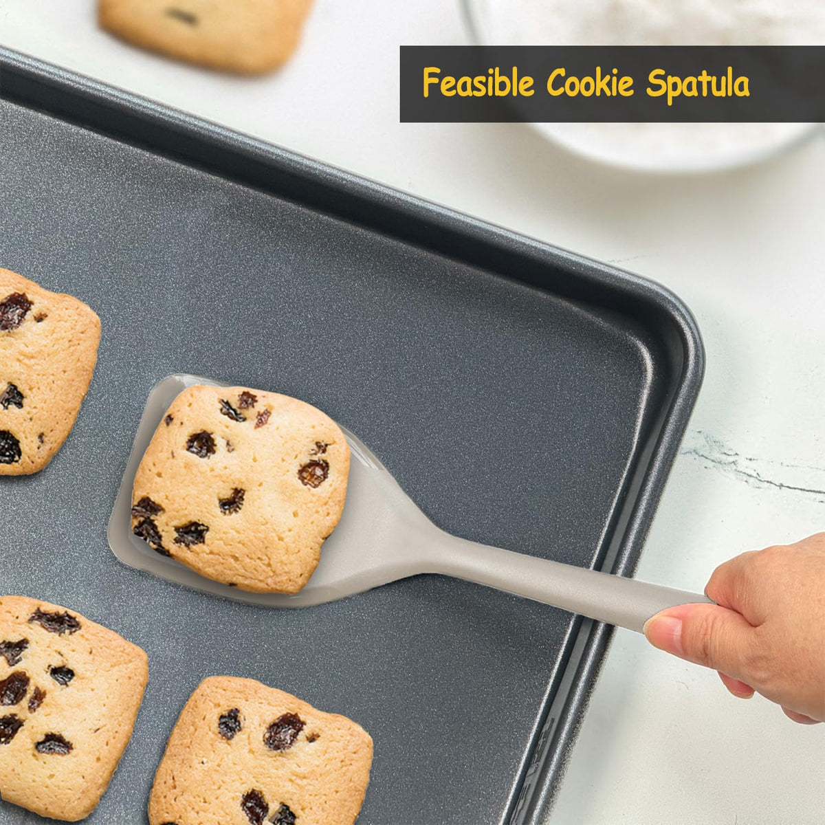 Vovoly dishwasher-safe spatula set easy to clean