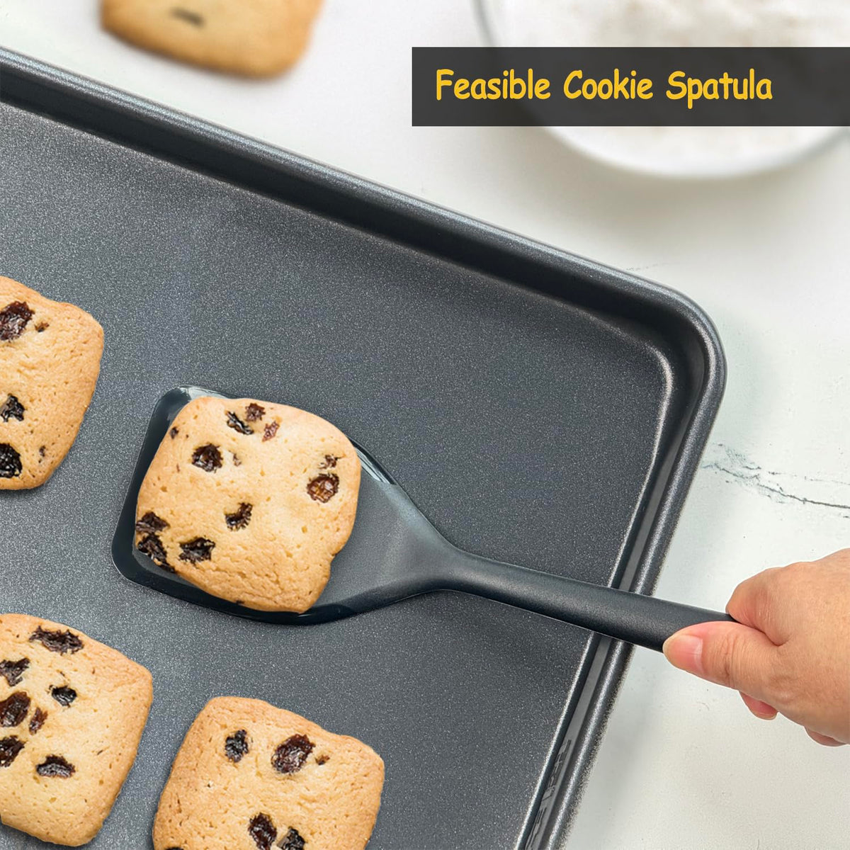 Vovoly BPA-free spatula protects nonstick cookware from scratches