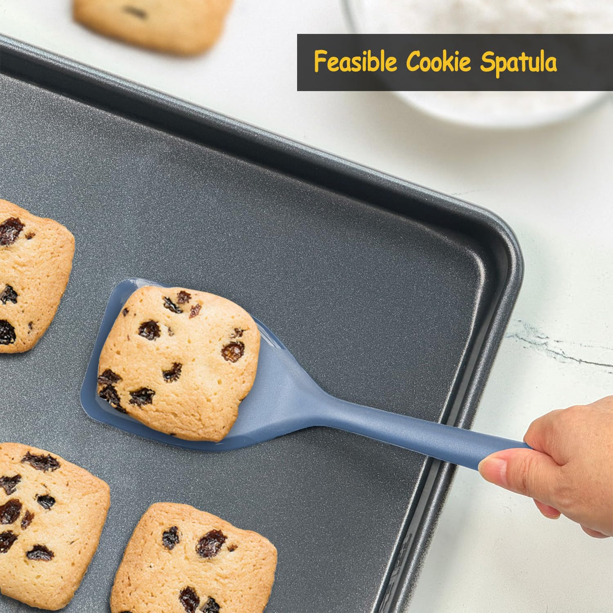 Vovoly dishwasher-safe spatula set for easy cleanup after meals.
