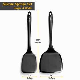 Vovoly slotted spatula drains excess moisture while sautéing.