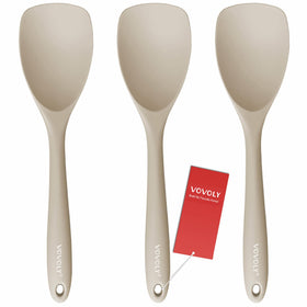 Vovoly heat-resistant spoonula set for high-heat cooking