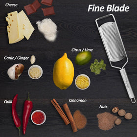 Vovoly stainless steel blade resists rust and keeps sharp over time.