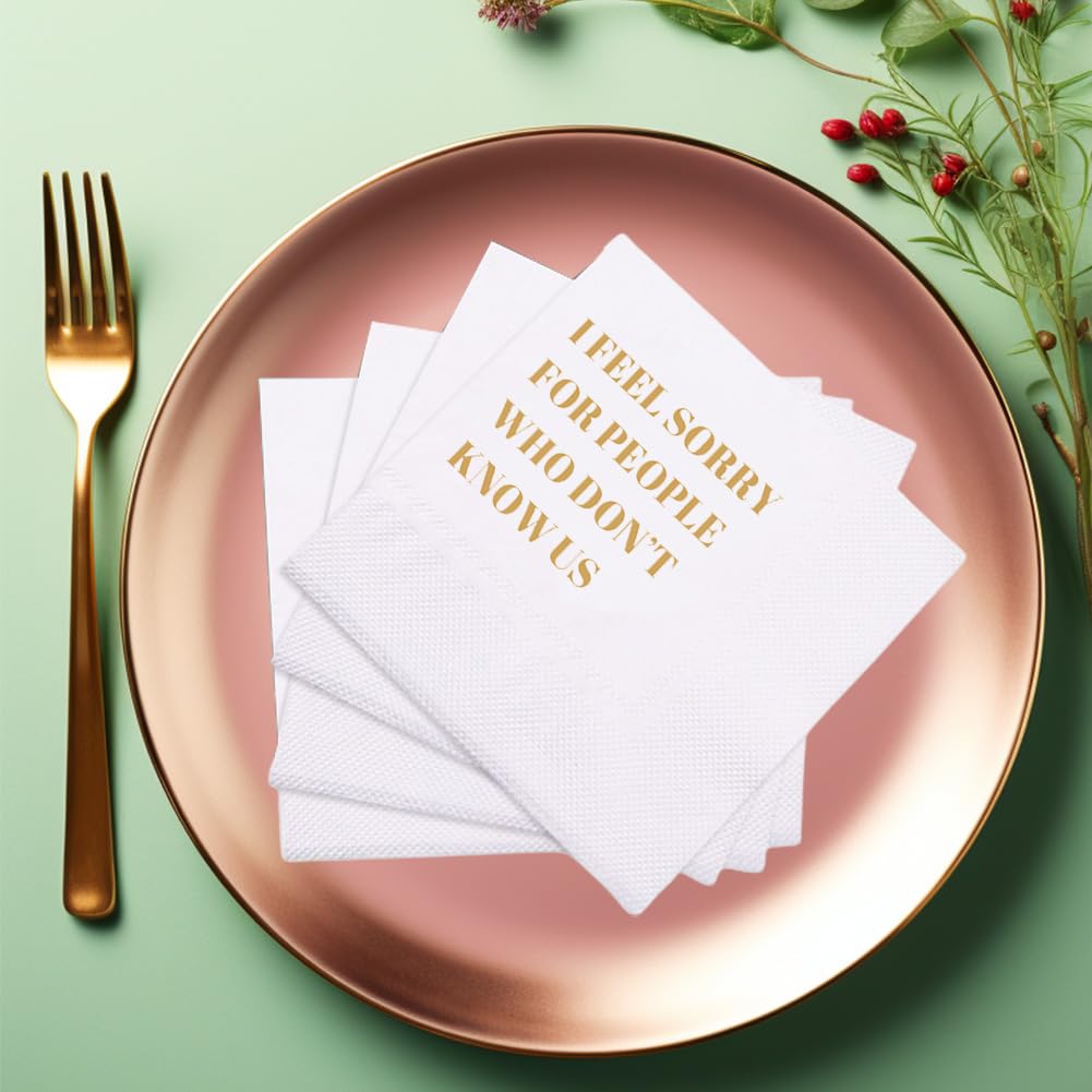 VOWFOO vibrant design napkins enhancing party decor.