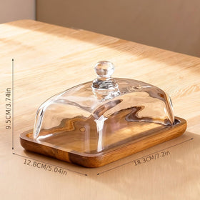 Voxionix butter dish stores butter in fridge or on the countertop.