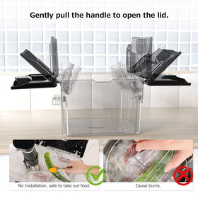 11.65-quart capacity of the Vpcok Direct sous vide container handles larger batches.