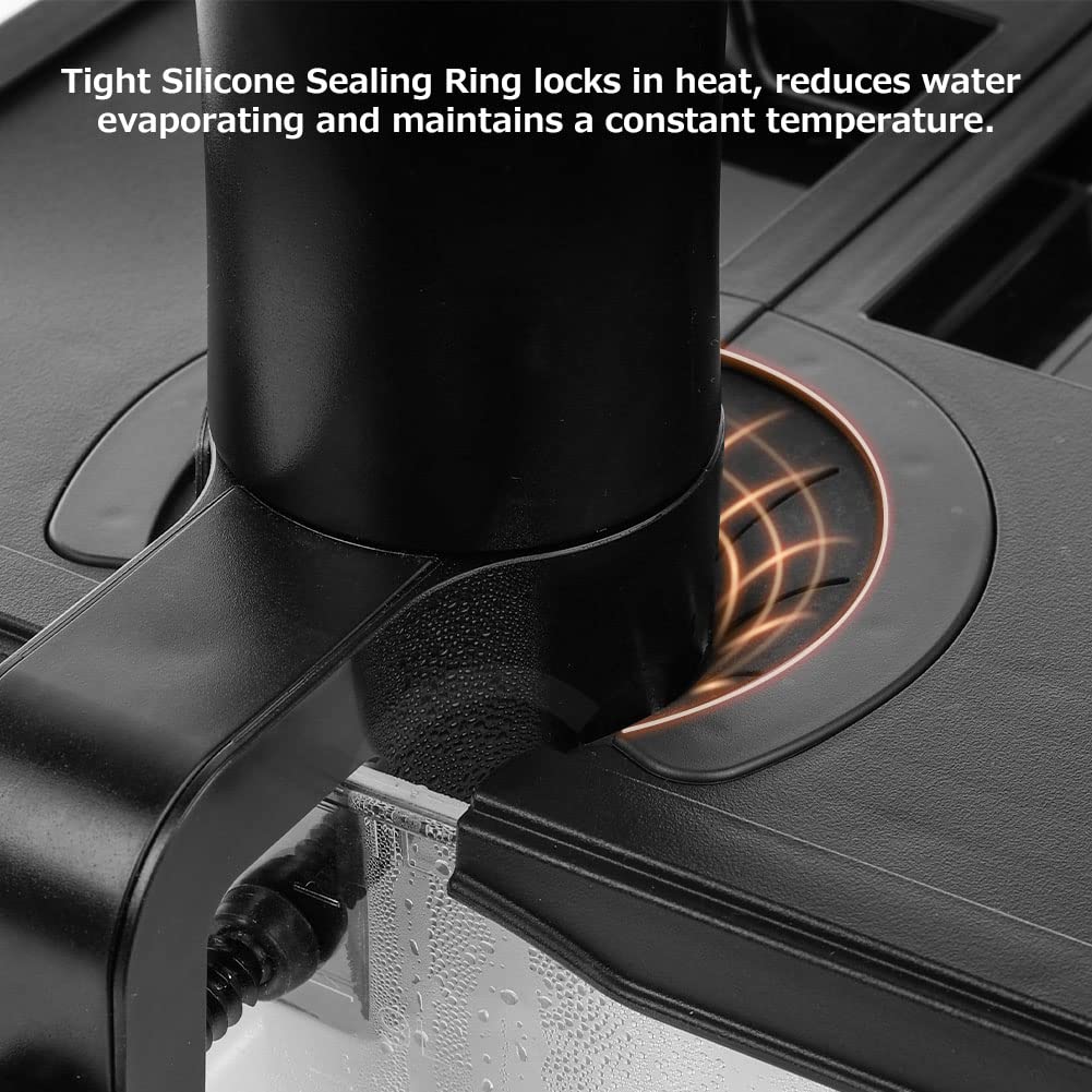 Silicone sealing ring on the Vpcok Direct lid reduces evaporation and helps seal in heat.
