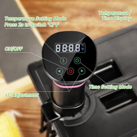 Wide temp range enables diverse recipes with the Vpcok Direct cooker.