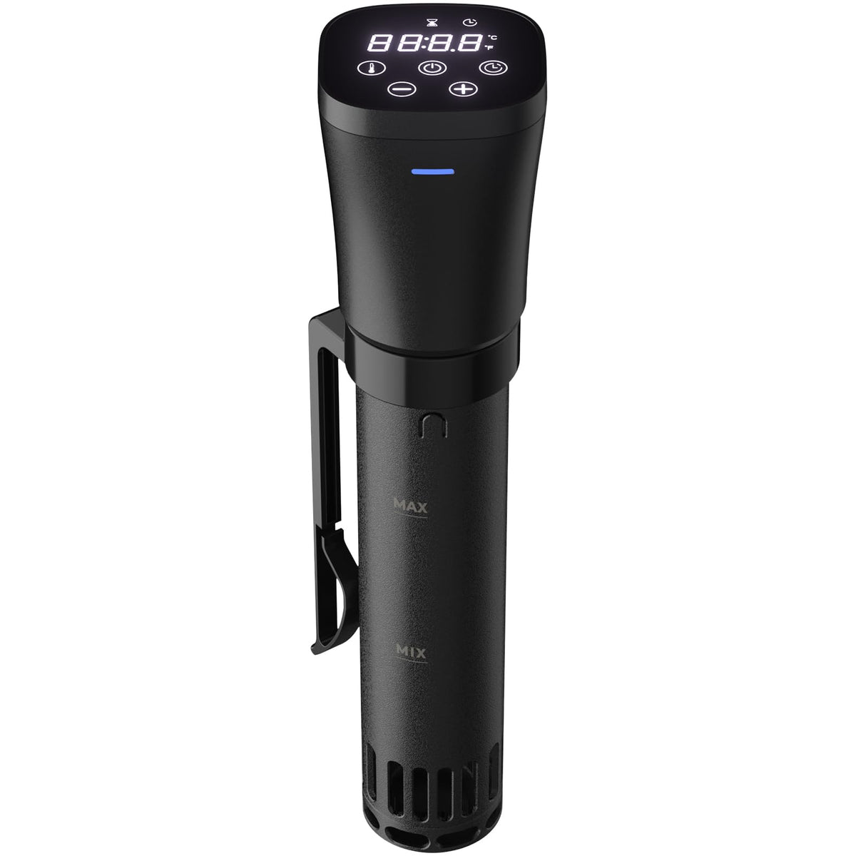 Vpcok Direct Sous Vide Immersion Circulator front view showing compact design for kitchen use