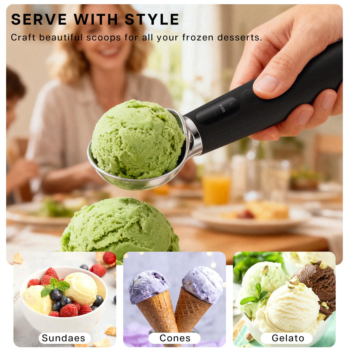 VRAIKO IP67 waterproof design makes cleaning quick and safe.