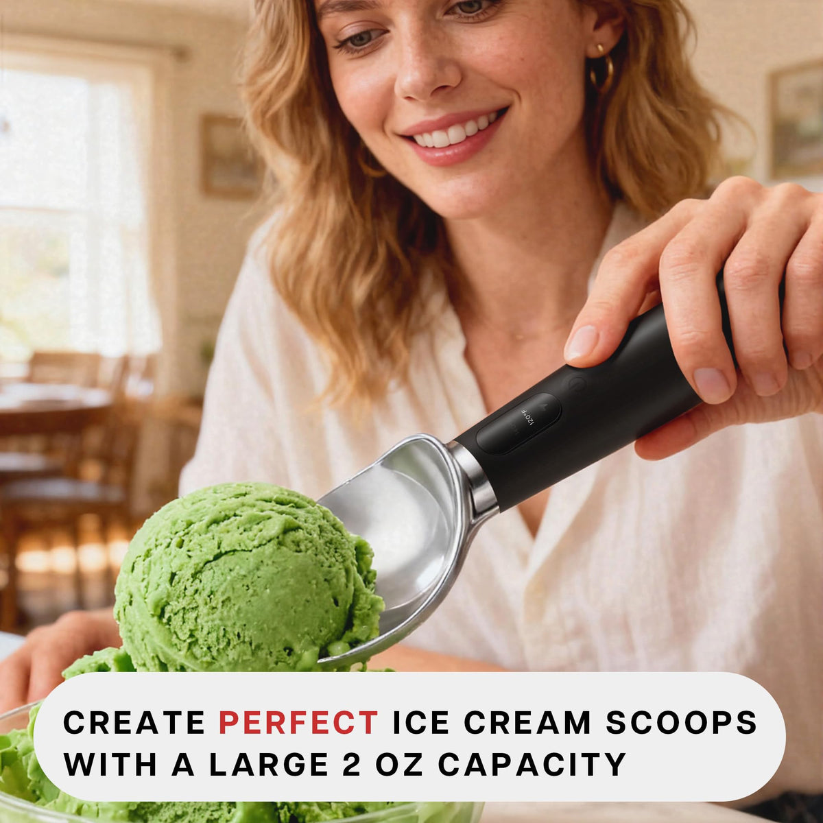 VRAIKO durable metal build supports long-lasting scooping sessions.