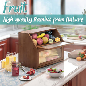 Vriccc smooth bamboo finish cleans easily after kitchen tasks