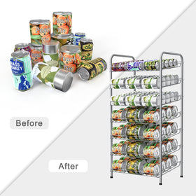 Vrisa compact size fits narrow shelves for space-saving storage.