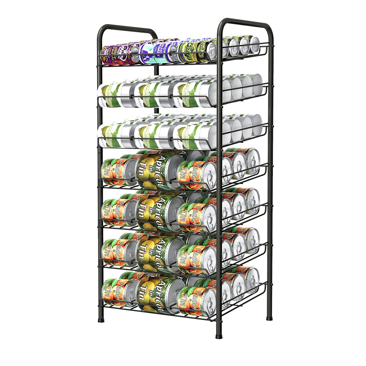 Vrisa can organizer pantry assembly demonstrates sturdy construction and easy setup.