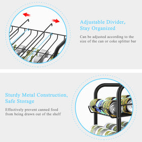 Vrisa can organizer stable construction prevents rust and wobble during use.