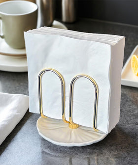 VROOMIUM napkin holder easy clean damp wipe keeps the look pristine