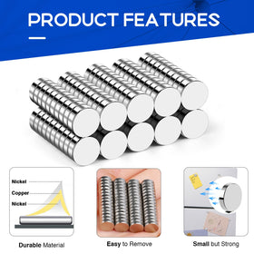 VSKIZ craft magnet 8x3mm for DIY projects.