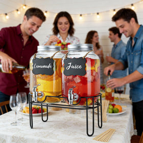 Easy-clean design of Vsonker dispensers aids quick post-event cleanup.