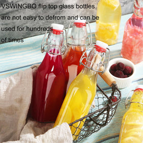 VSWINGBO 8oz bottles in a kitchen setup for oils, vinegars, or syrups.