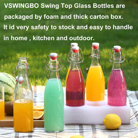 VSWINGBO swing top bottles are dishwasher-safe for easy cleaning.