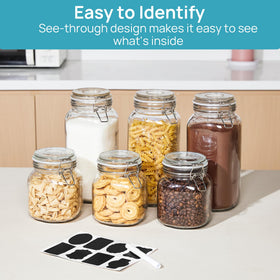Vtopmart included labels help you organize and label contents