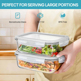 Vtopmart airtight, leakproof lid keeps sauces contained and mess-free.