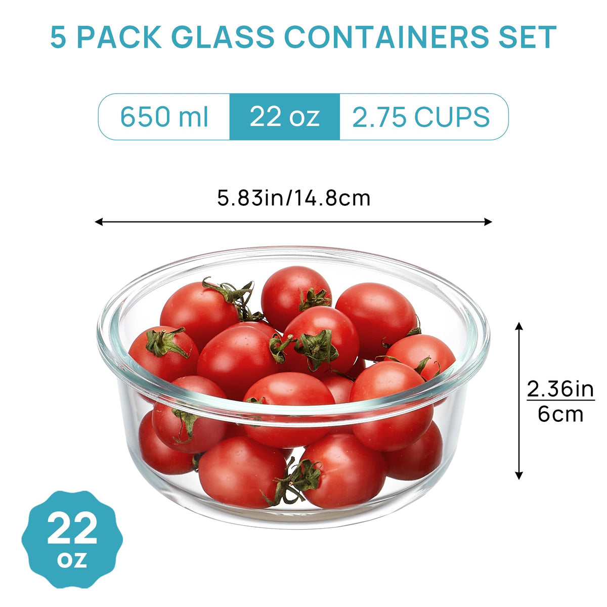 Vtopmart airtight hinged lids for leakproof transport and mess-free lunches.