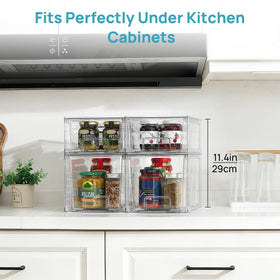Vtopmart baby bottle organizer drawers simplify storage and drying.