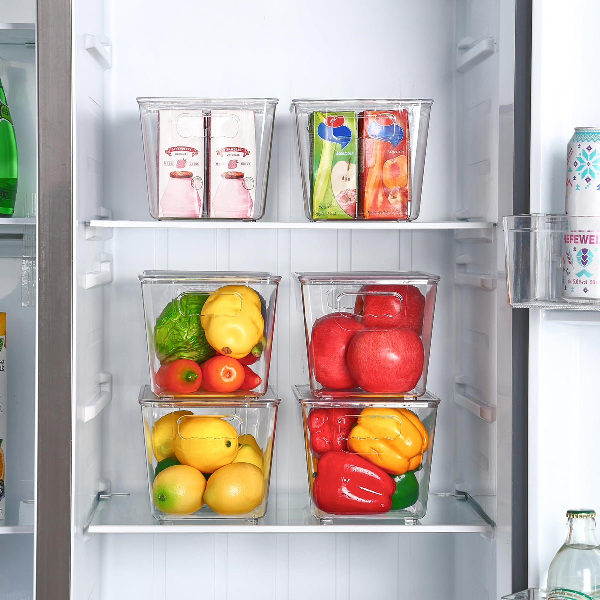 Vtopmart bathroom storage bin keeps toiletries neatly organized.