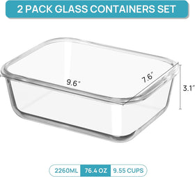 Premium borosilicate glass safe for microwave use