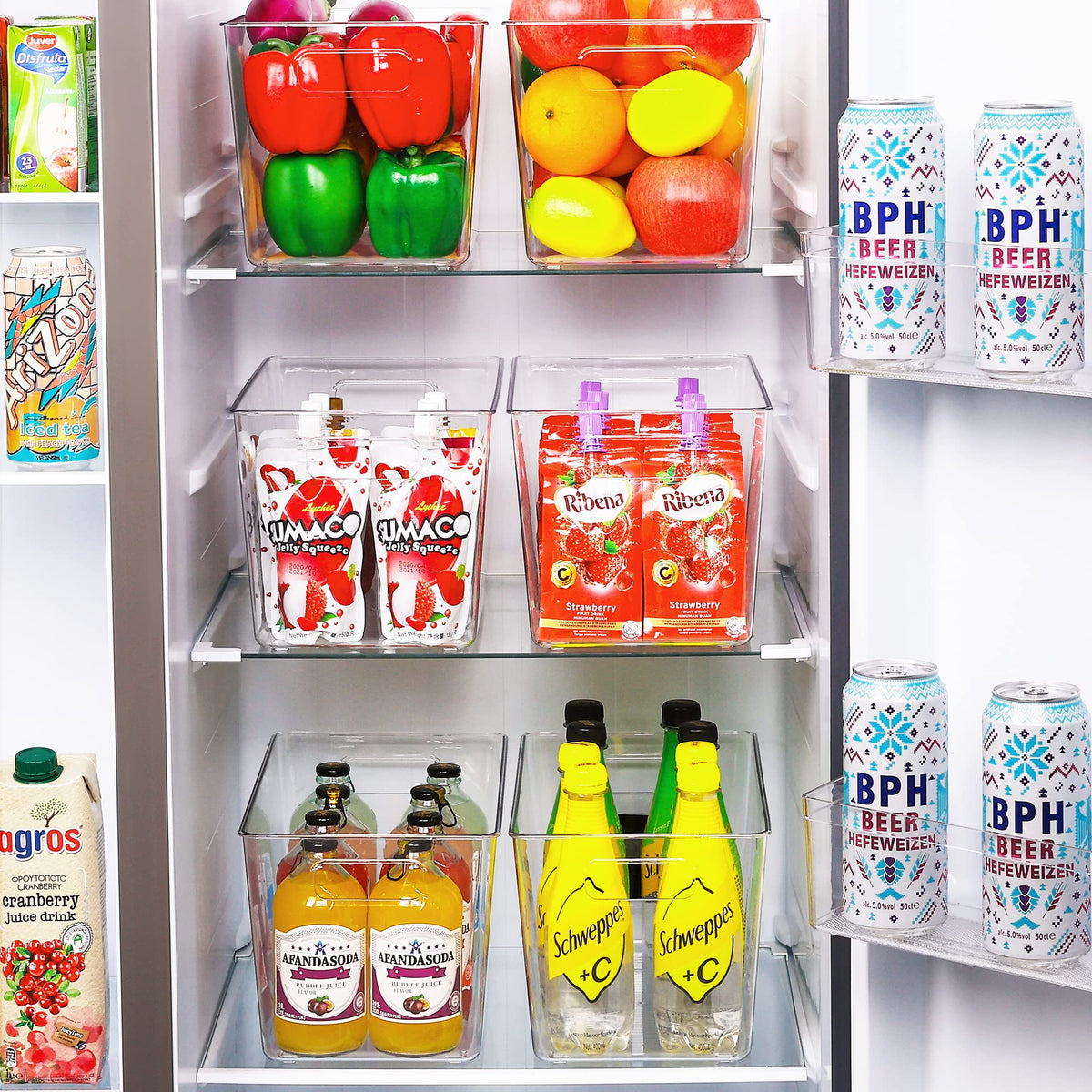Vtopmart BPA-free durable bin suitable for home storage