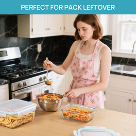 Vtopmart BPA-free glass with easy-clean surface for quick cleanup