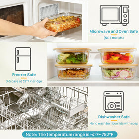 Vtopmart BPA-free, food-grade design supports safe everyday storage.