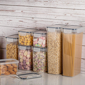 Vtopmart BPA-free containers ensure safe storage of dry ingredients.