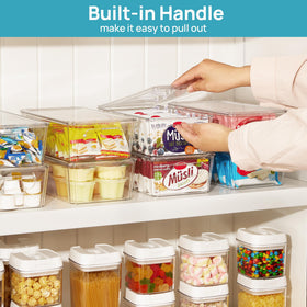 Vtopmart BPA-free fridge bin is sturdy and shatterproof for daily use.