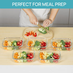 Vtopmart BPA-free and lead-free glass emphasizes safe storage of acidic ingredients.