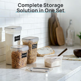 Vtopmart BPA-free material ensures safe storage for dry goods.