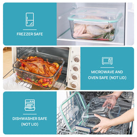 Vtopmart clear-view container helps identify contents at a glance.
