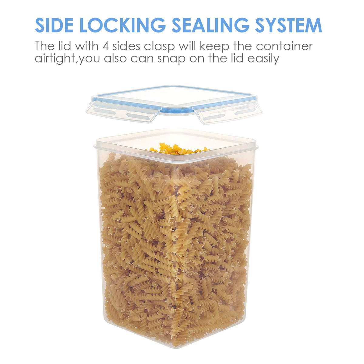 Vtopmart coffee and tea kept aromatic in seal-tight storage.