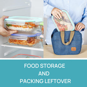 Vtopmart stackable design saves pantry space and reduces clutter.