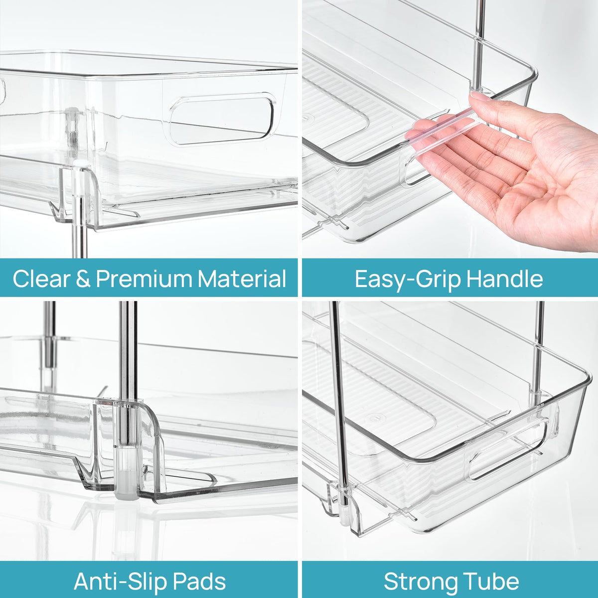 Vtopmart easy-clean design minimizes grime in busy spaces