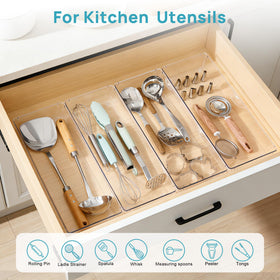 Vtopmart easy-clean drawer trays simplify daily kitchen organization.